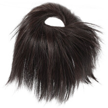 Black curly hair bun piece natural hold1piece