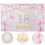 Bursdagsbanner i polyester i elegant stil for kvinner, 1 stk. 1