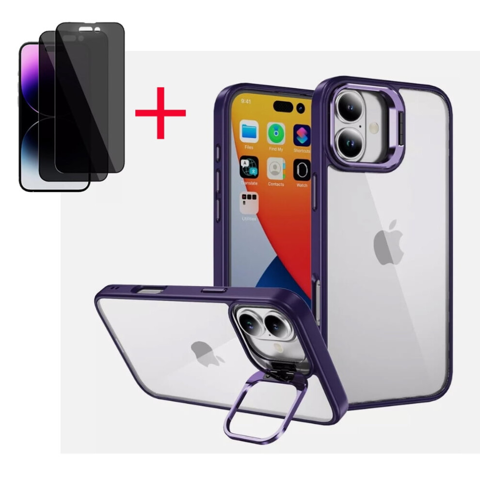 Xhy Iphone 16 Plus Clear Case With Screen Protector, Heavy 9370362237132