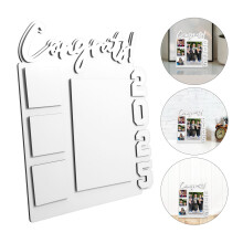 Cadre de graduation en MDF blanc pour sublimation DIY2025