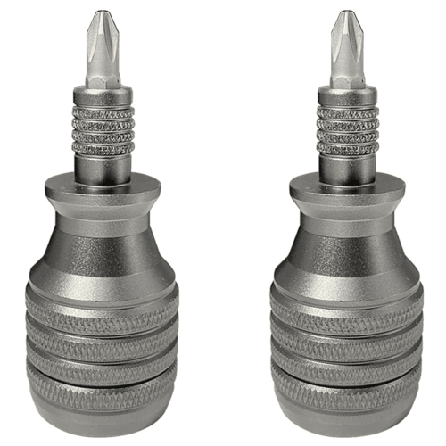 7-in-1 mini titanium schroevendraaierset met magnetische Torx-bits