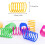 Cat Spring Toy Plastic Coil 100 Pack 3