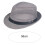 Ανδρικό καπέλο Fedora με φαρδύ γείσο και mesh, χρώμα Pure Color Sun Hat1 5