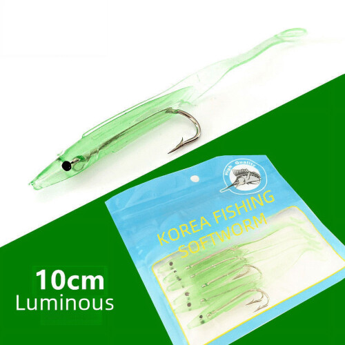 Isca artificial macia Luya Bait com cauda em T, 10 cm, 2,5 g 1