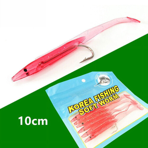 Isca artificial macia Luya Bait com cauda em T, 10 cm, 2,5 g 2