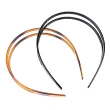 Gomas para el cabello OUNONA con diseño de carey y agarre dentado (2 unidades)