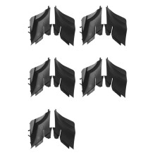 10X pour Jazz Hatchback GD GD1 GD3 03-08 Couvercle de Garniture Latérale D'Essuie-Glace D'Angle de Pare-Brise Avant 74212SAAG00 74222SAAG00 LHD