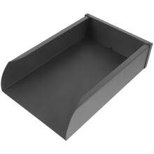 Concrete splash block for gutter downspout 1 piece