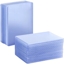 Protetores de cartas colecionáveis grossos com top loader (100 unidades)