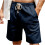 Pantaloncini cargo da uomo in tela, leggeri e comodi. 1