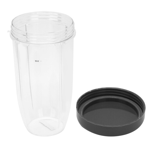 Ανταλλακτικό δοχείο μπλέντερ 32oz, συμβατό με Nutri Bullet900W - Κιτ διαφανούς κανάτας και 2