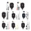 Set motor ceas pendul mecanism ceas de perete 1 pachet 6