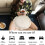 Round Cushion Soft Breathable Throw Pillow White 4