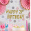 Bannière d'anniversaire Reine Or rose double face 5