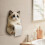 Porte-papier toilette mural 3D chat (1 pièce) 4