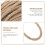 Corda de juta natural marrom para cama suspensa, 30 x 0,8 x 0,8 cm (11,8 x 0,3 x 0,3 polegadas) 5