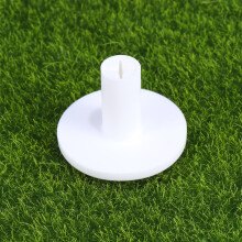 Golfová podložka na tréning s bielymi odpalmi, 10 ks