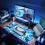 Mousepad Gamer com Estampa Fluida 31,5 x 15,12 polegadas 6