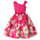 Mädchenkleid mit Rosenmuster und Schultern für Partys, 2025 1