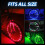 LED Bike Wheel Lights Red Waterproof 2-Pack 4