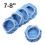 Disco de polimento automotivo de microfibra, 23-25 cm (9-10 polegadas), 5 peças 2