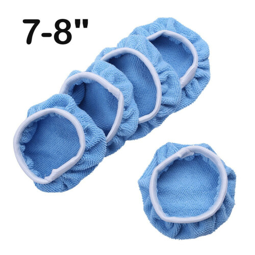 Disco de polimento automotivo de microfibra, 23-25 cm (9-10 polegadas), 5 peças 1
