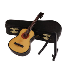 Mini Guitar Model Realistic Decorative Instrument Set