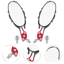 Motorcycle Side Mirrors Pair for Handlebars