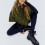 Gesteppte Cape-Jacke für Damen mit 7-Punkt-Ärmeln 2