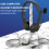 Gaming Headset USB Wired Stereo Mic for PC PS4 4