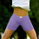 Mädchen-Freizeitshorts, lila, elastischer Bund, 7 Jahre 2