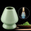 DEWIN Σετ Τσαγιού Matcha, Κεραμική Βάση για Σετ Τσαγιού, Αξεσουάρ Μπαμπού Matcha Chasen για 3