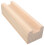 Wood Full Length Mirror Stand Light Yellow 25cm 1