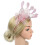 Tiara elegante feminina com flor e pena 4