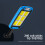 LED Security Flood Light IP65 Motion Sensor 240 COB 4