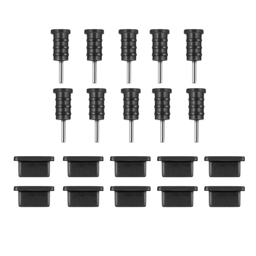 Βύσμα σκόνης USB-C μαύρο