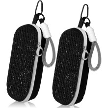 Silikone etui til svømmebrille med lynlås og klips (2 stk.)