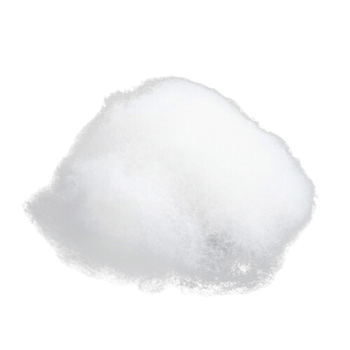 Hvid kunstig snefiber til juledekoration 100g