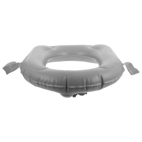 Cuscino gonfiabile per sedile WC con ventosa e