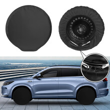 Funda impermeable para neumáticos de coche, resistente y ajustable hasta 30,7 pulgadas.