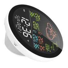 Wifi-smartweerstation met klok voor binnen en buiten