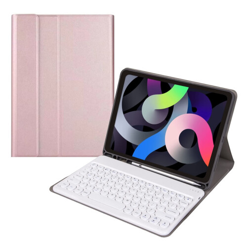Galaxy Tab A7 10.4" Tangentbordsfodral Rosa Trådlöst Avtagbart