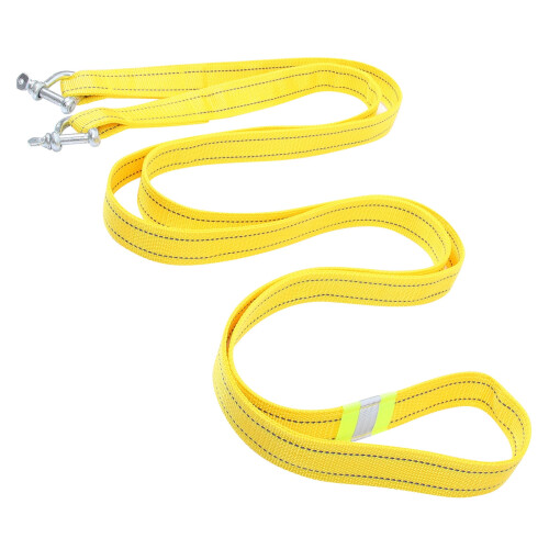 Bildragvagn med upplyst nylonrem 1-pack