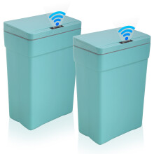 Berührungsloser Küchenmülleimer, 13 Gallonen, 50L, 2er-Pack, Blau