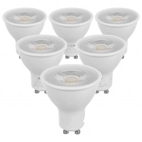 Λαμπτήρες GU10LED με δυνατότητα ρύθμισης φωτεινότητας 3000K Θερμό Λευκό, συσκευασία