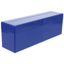Marineblaue Münzaufbewahrungsbox aus Kunststoff zum Sammeln von Münzen und