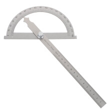 OUNONA roestvrijstalen gradenboog met ronde kop van 180 en een diameter van 15 cm