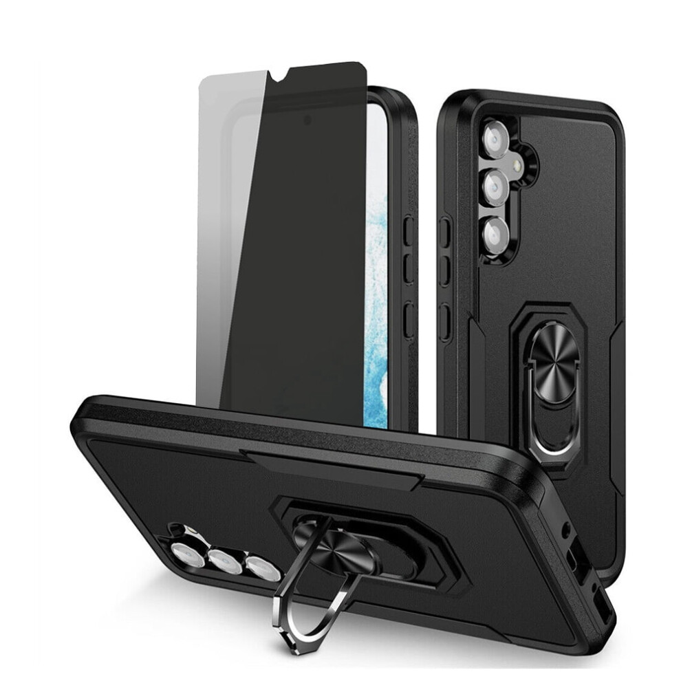 Tashhar Galaxy A14 5G Case Privacy Magnetic Kickstand Black 9402001583949