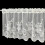 Κουρτίνα με δαντέλα, μπεζ 51x16in1pc 1