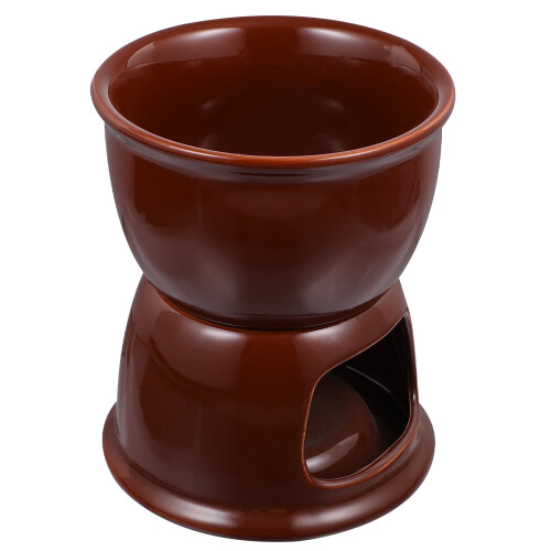 Ceramic cheese fondue pot 1 set 2